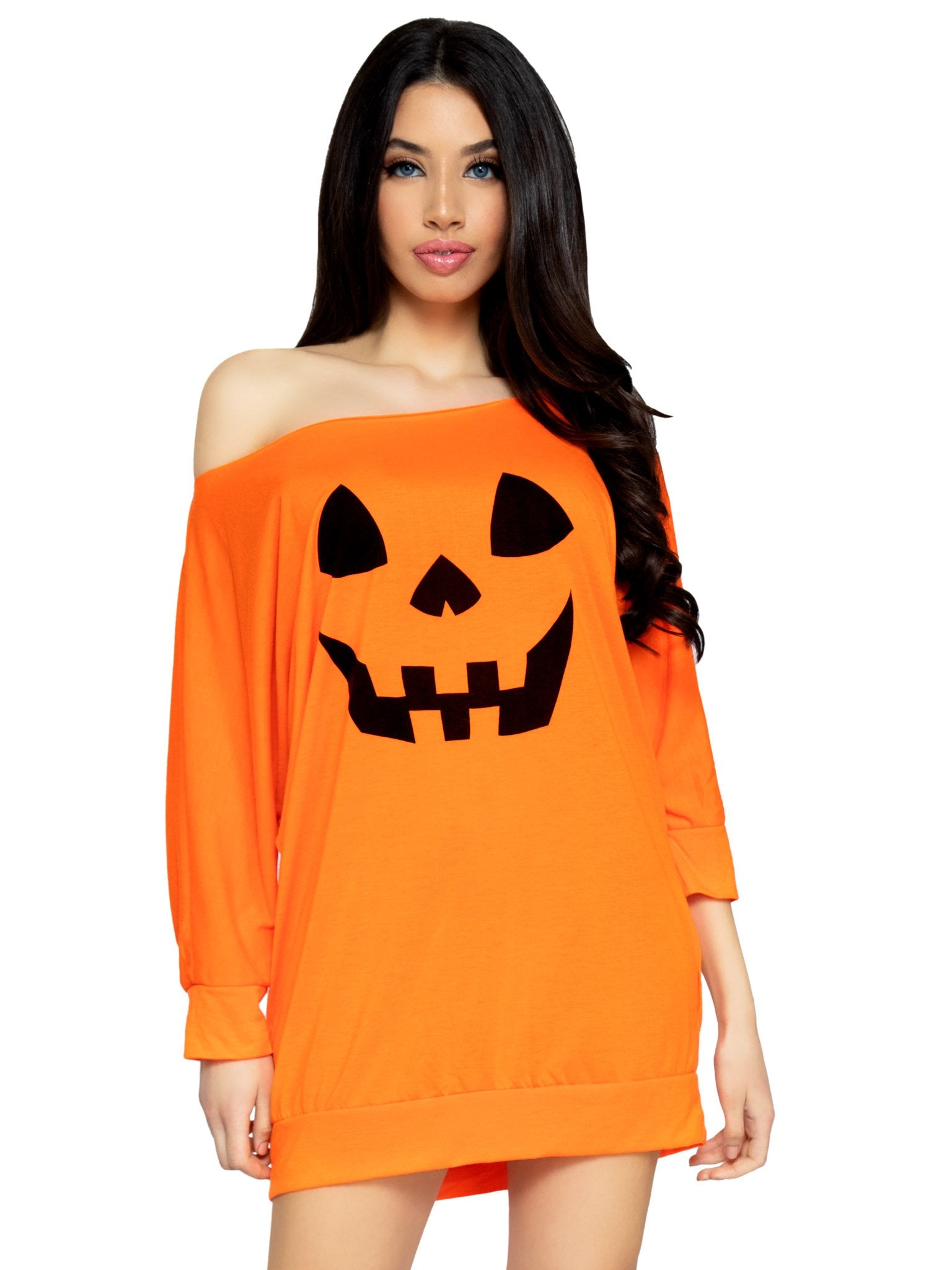 Jack-O-Lantern Jersey, Women's Pumpkin Dress | Leg Avenue