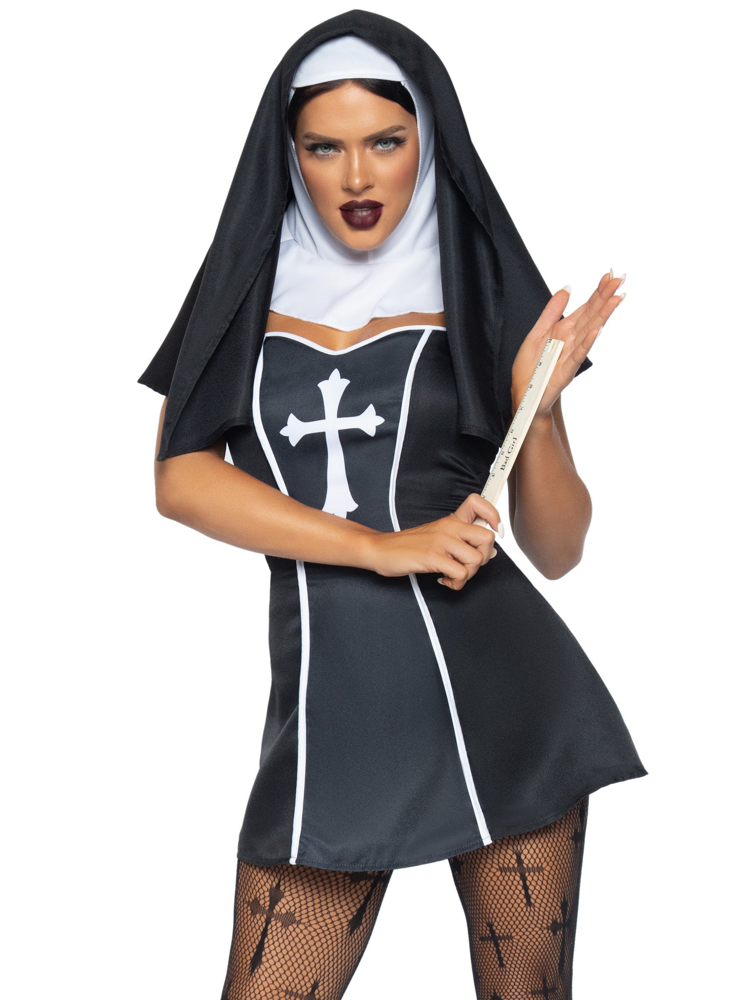 Sexy Nun Dress, Nun Costume for Woman, Halloween Costume Woman