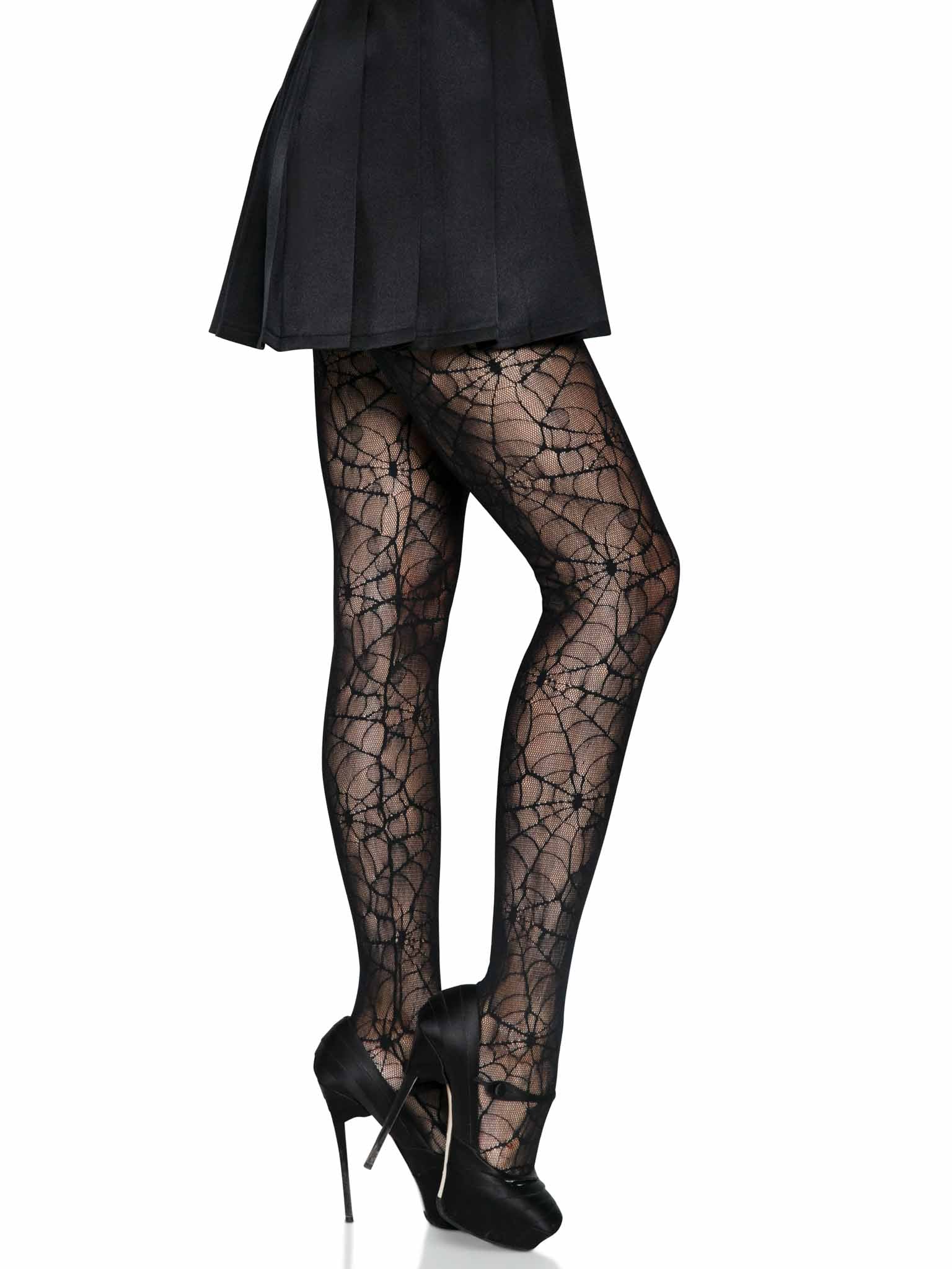 Spiderweb Lace Pantyhose  Pantyhose, Lace, Spider web