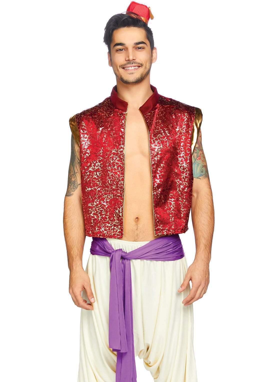 Prince Aladdins Red Vest, Aladdin Costumes