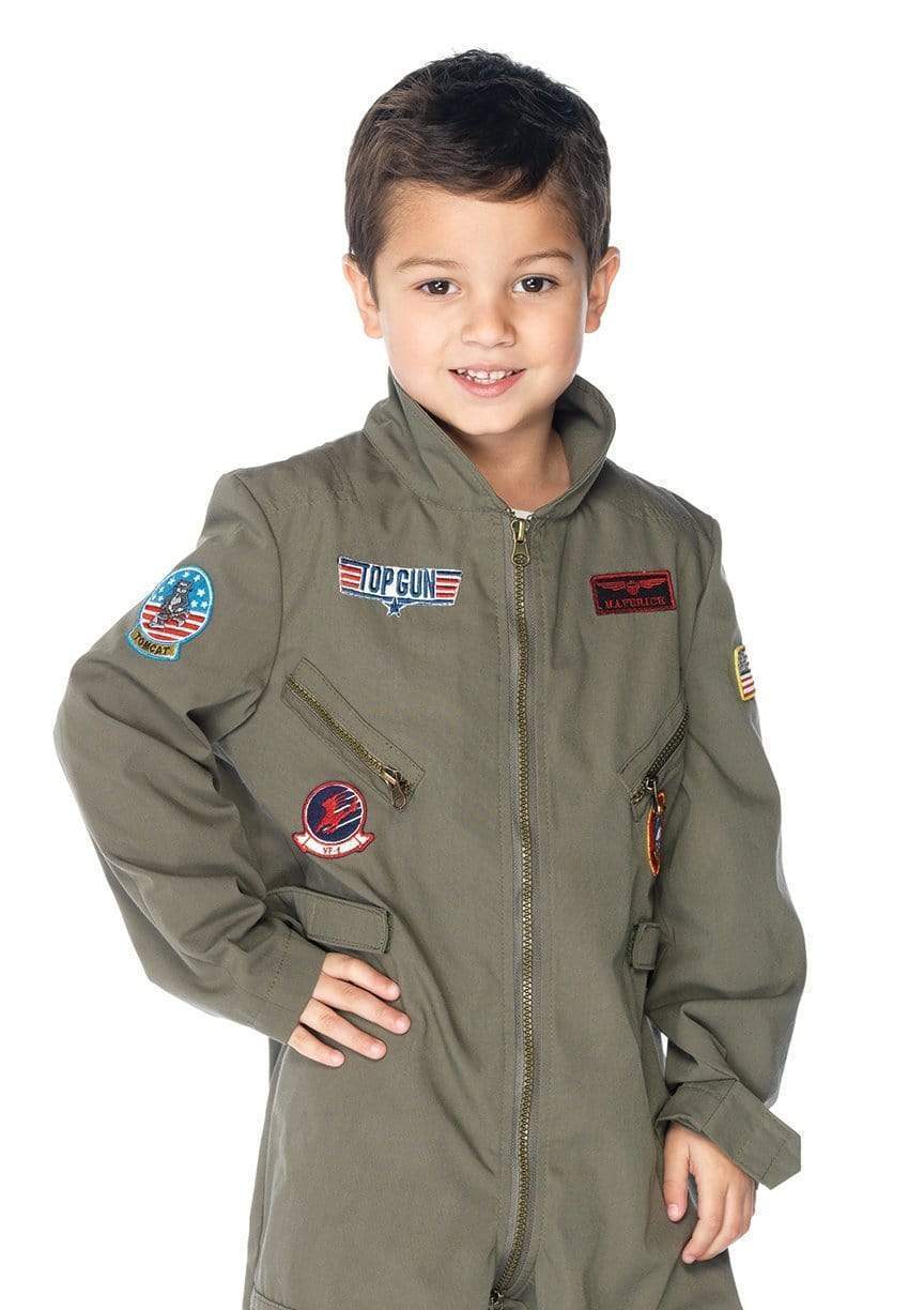 Boy's Top Gun Flight Suit Costume