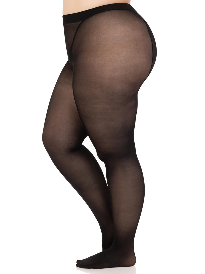 Plus Size Sheer Sexy Tights, Women's Stockings