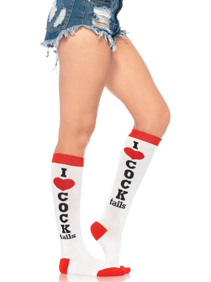 Leg Avenue Cocktails Knee Socks