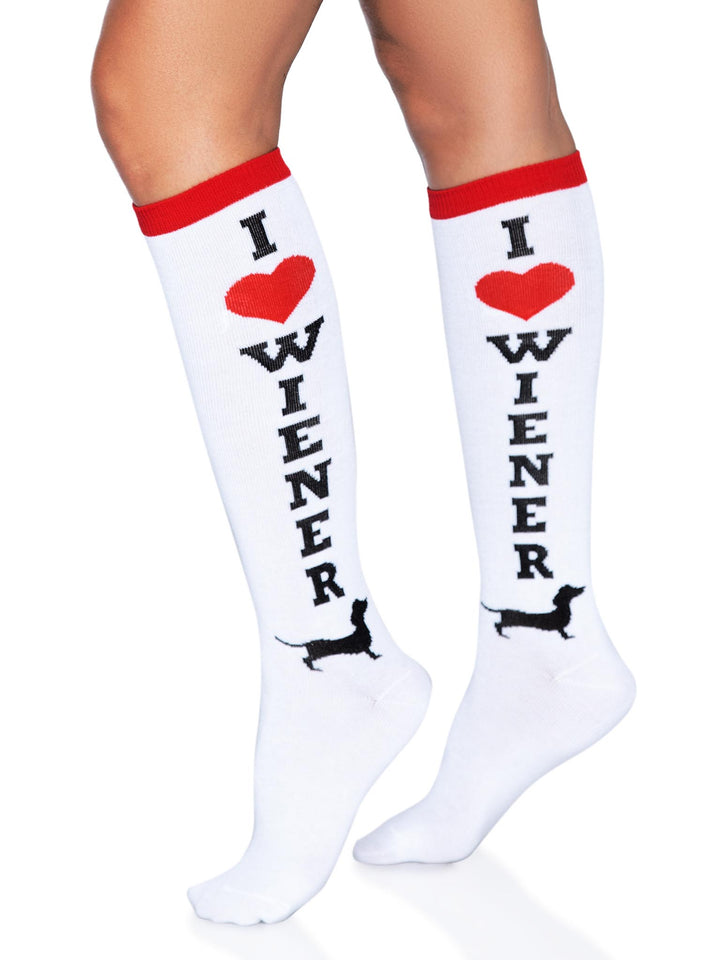 Leg Avenue Wiener Dog Knee High Socks