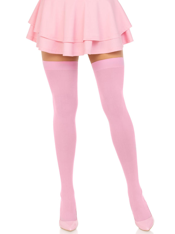 color_pink | Leg Avenue Pink Thigh Highs