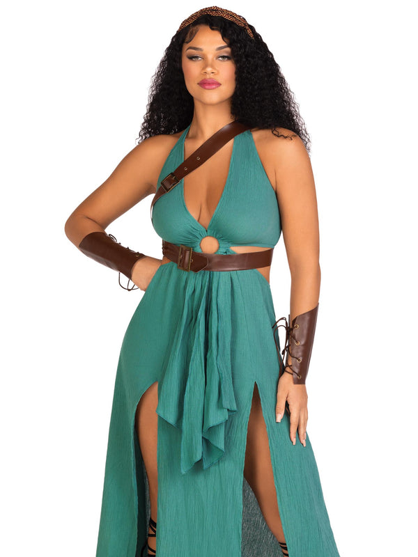 color_green | Leg Avenue Warrior Maiden Costume