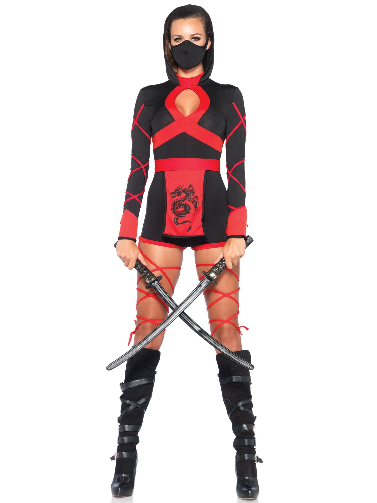 Red Dragon Ninja Couple's Costume – Leg Avenue