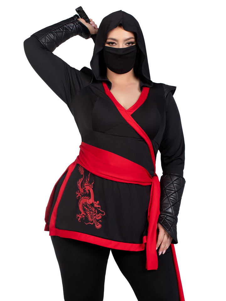 Leg Avenue Plus Ninja Assassin Costume