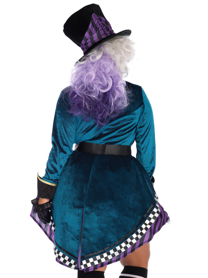 Leg Avenue Plus Delightful Mad Hatter Costume