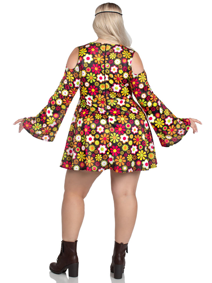 Leg Avenue Plus Starflower Hippie Costume