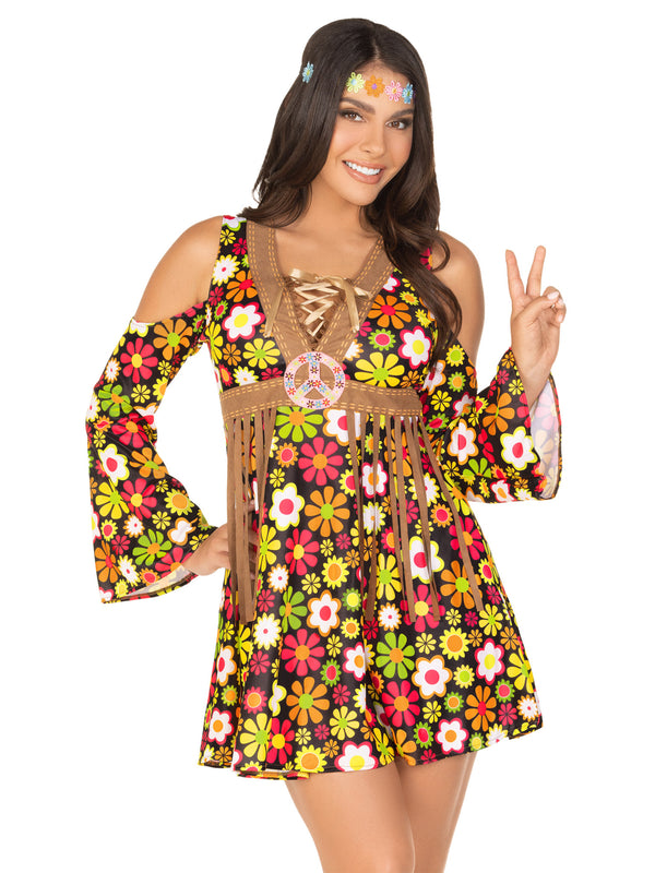 Leg Avenue Starflower Hippie Dress Costume