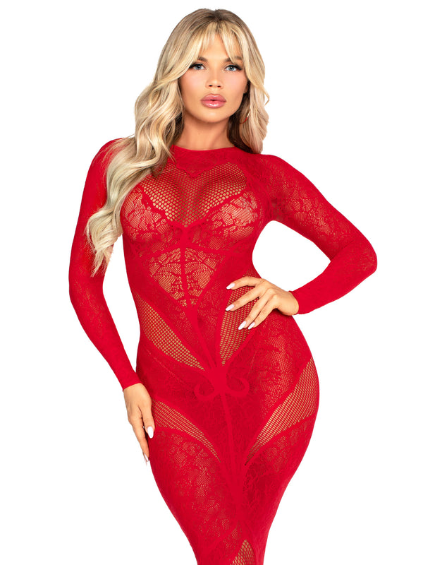 color_red | Leg Avenue Sweet Seduction Body Con Dress