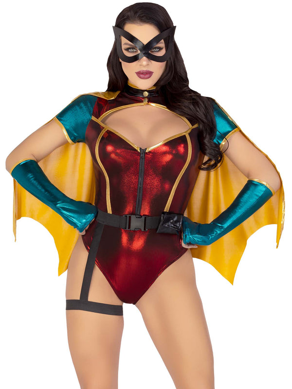 Leg Avenue Women S Comic Book Girl Sexy Superhero Costume LG 12-14 -  Ultimate Party Super Stores