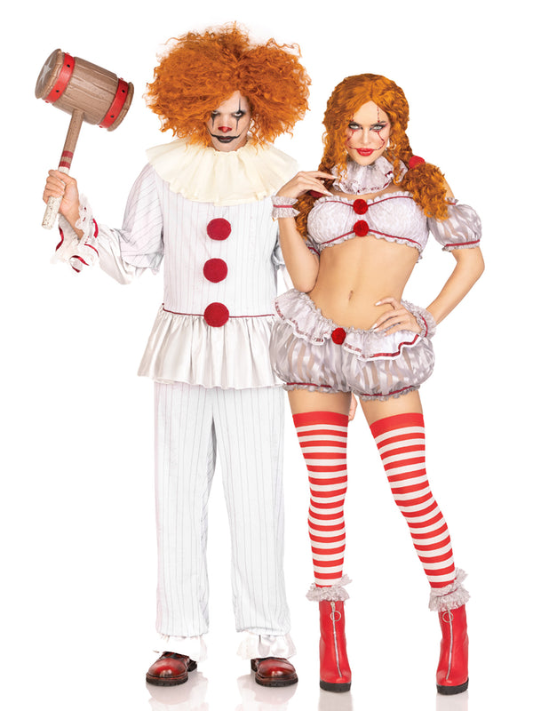 Killer Clown Couple's Costume