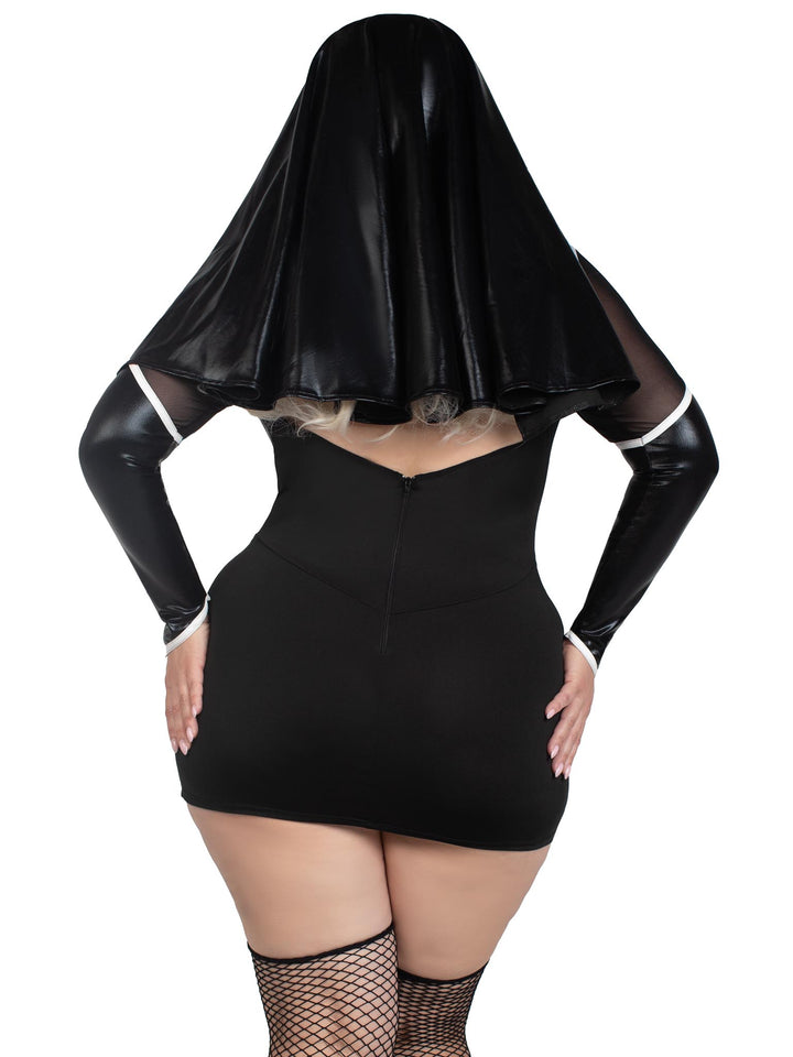 Leg Avenue Plus Holy Hottie Nun Costume