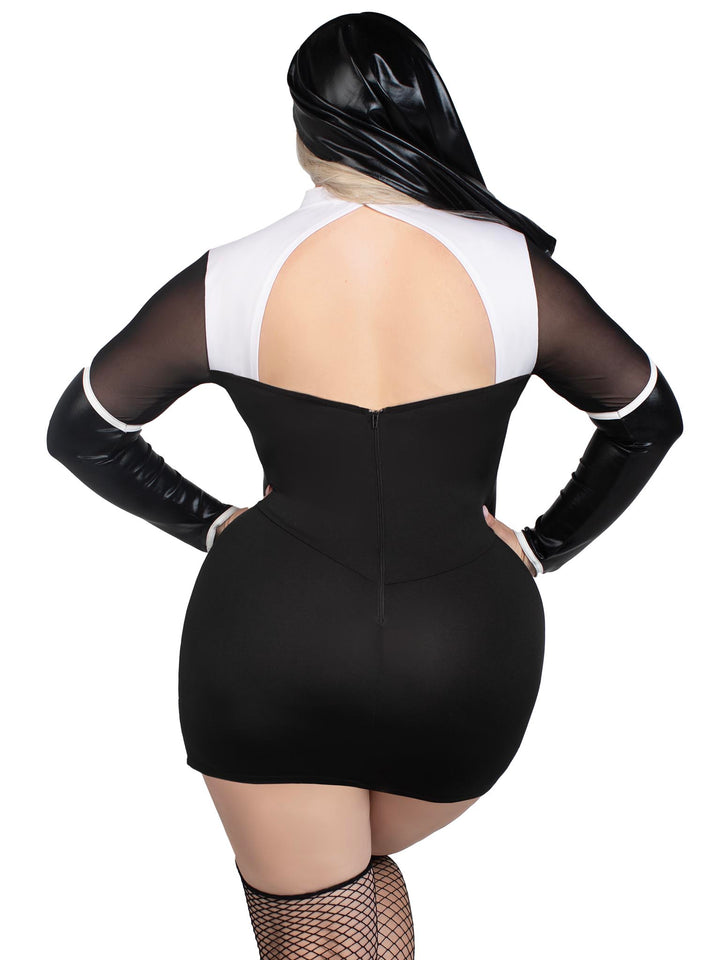 Leg Avenue Plus Holy Hottie Nun Costume