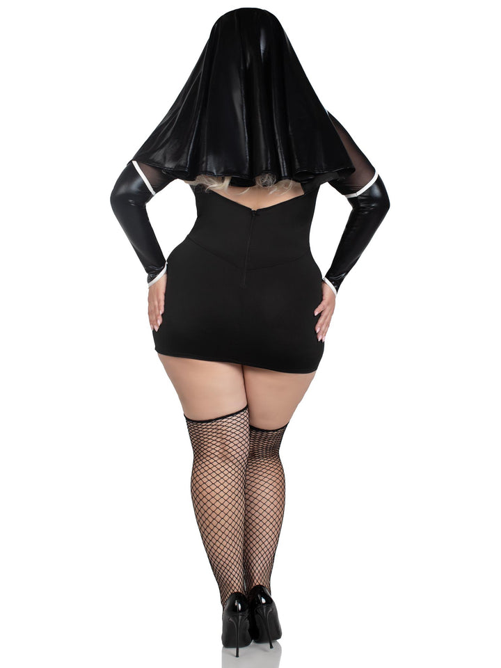 Leg Avenue Plus Holy Hottie Nun Costume