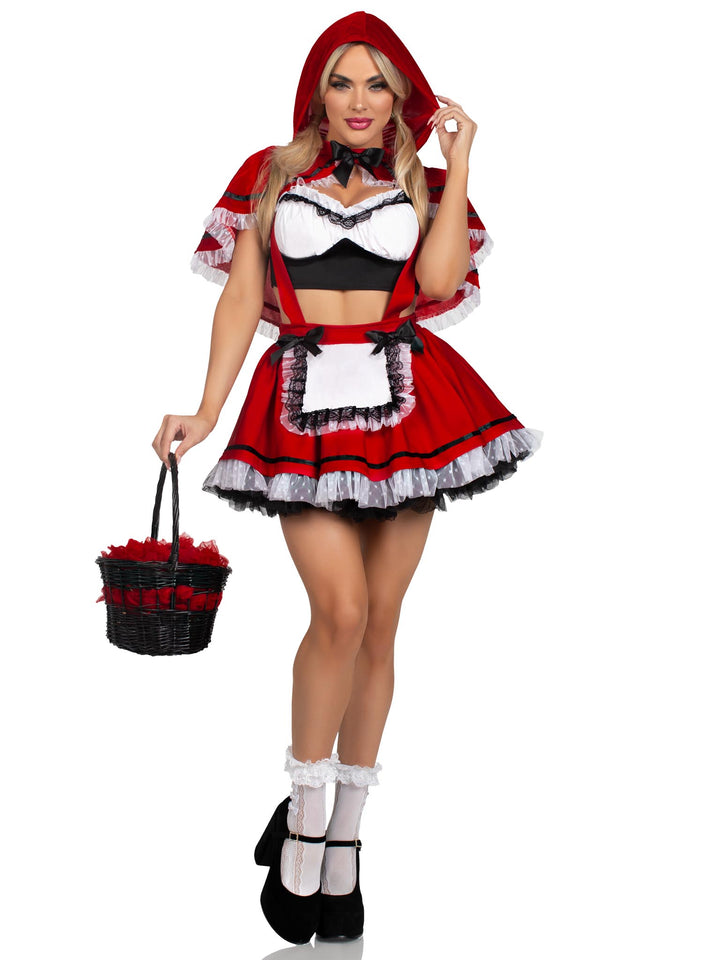 Leg Avenue Flirty Miss Red Riding Hood Costume