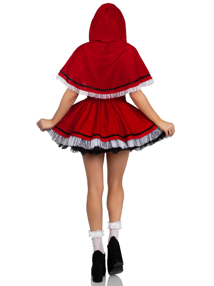 Leg Avenue Flirty Miss Red Riding Hood Costume