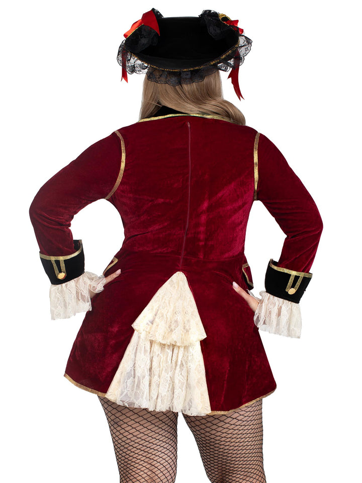 Leg Avenue Plus Captivating Captain Pirate Costume