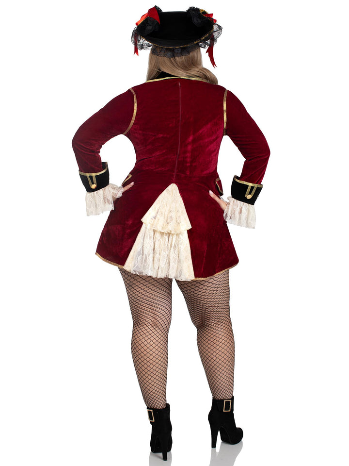 Leg Avenue Plus Captivating Captain Pirate Costume