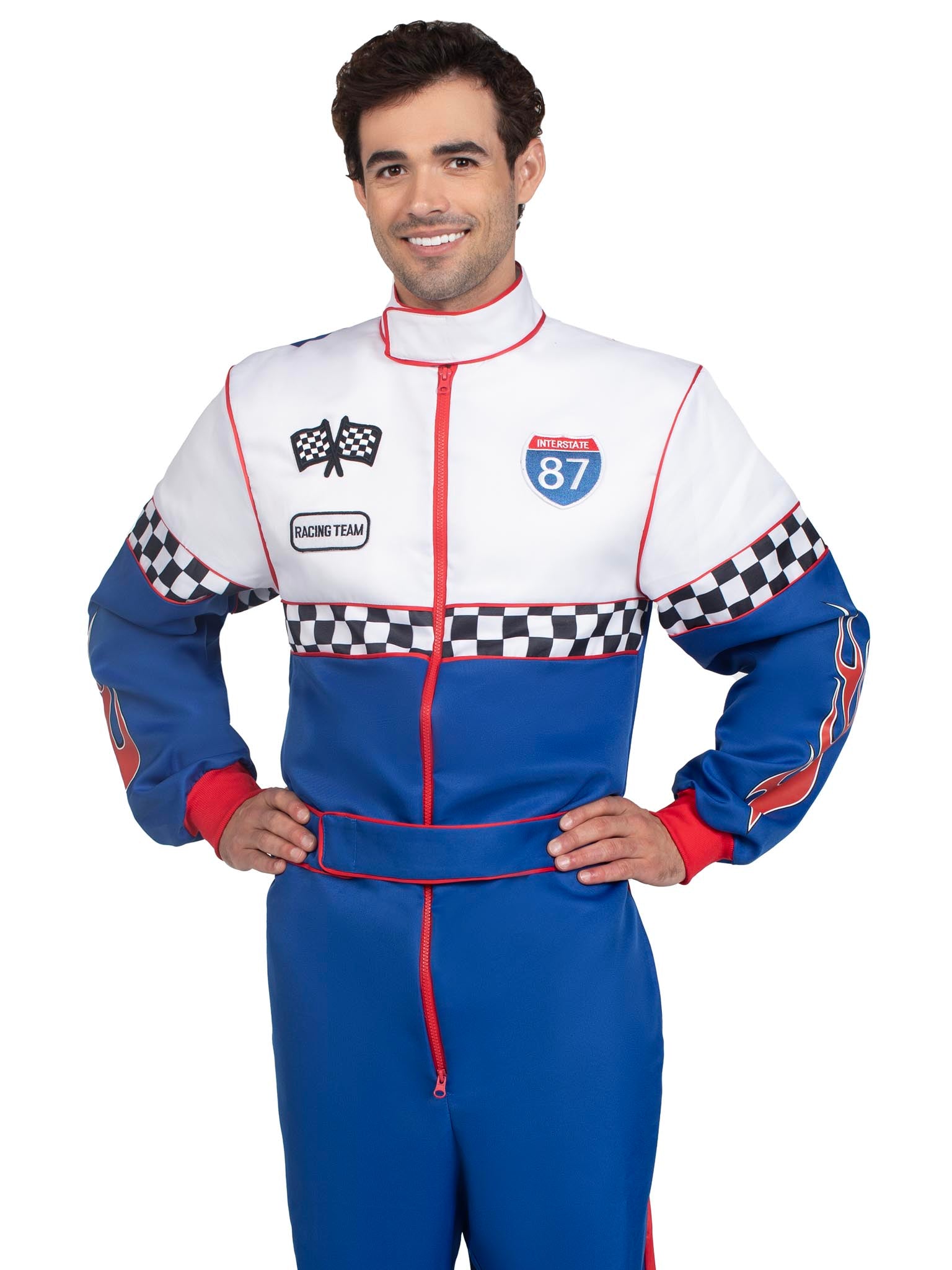 Haunted Racewear Men's Speedway Racer Halloween Costume | Leg Avenue