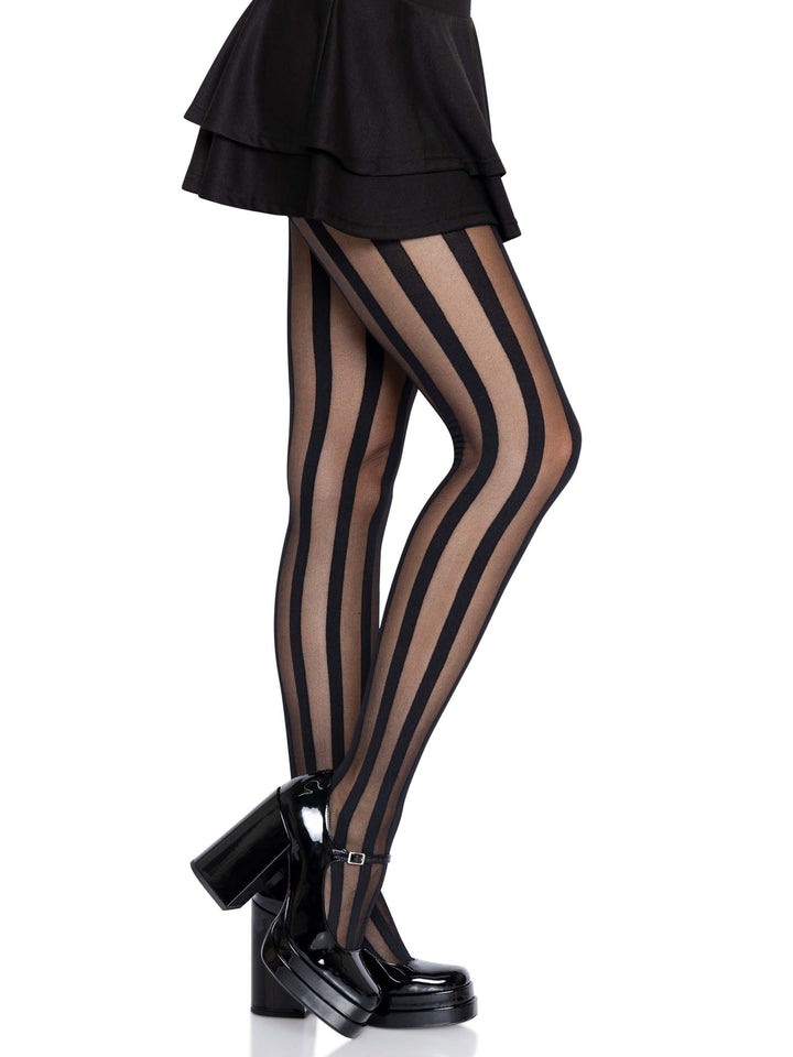 Vertical Striped Tights, Women's Sexy Hosiery Leg Avenue