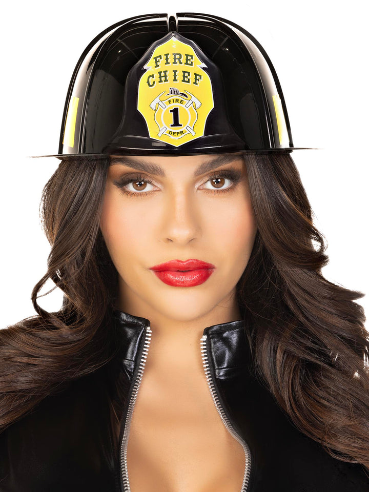 Leg Avenue Black Fireman Hat