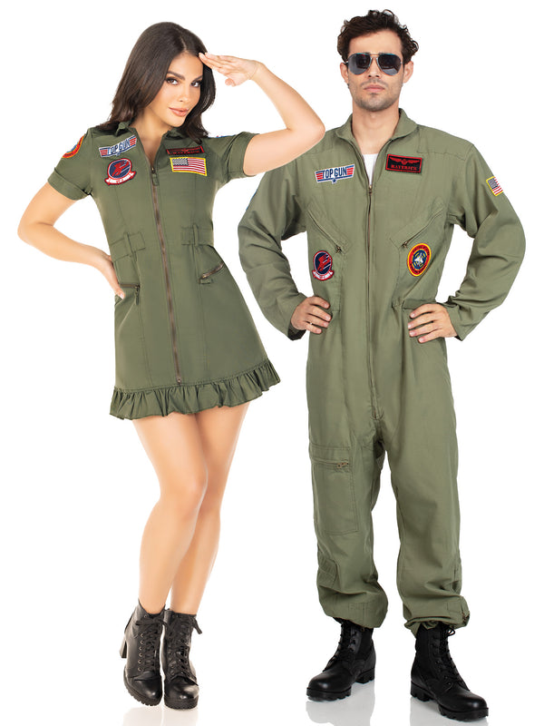 Top Gun Fly High Couple's Costume