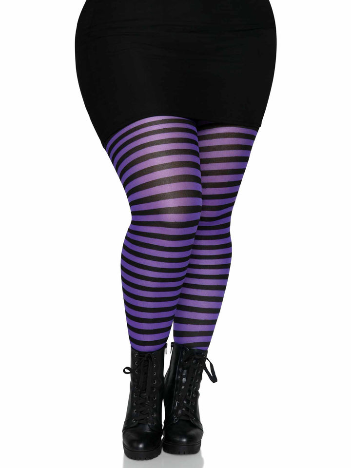 Plus Size Black Contrast Seamed Tights - sizes 12-20 - Pinup - Canada –  Gigi's House Of Frills