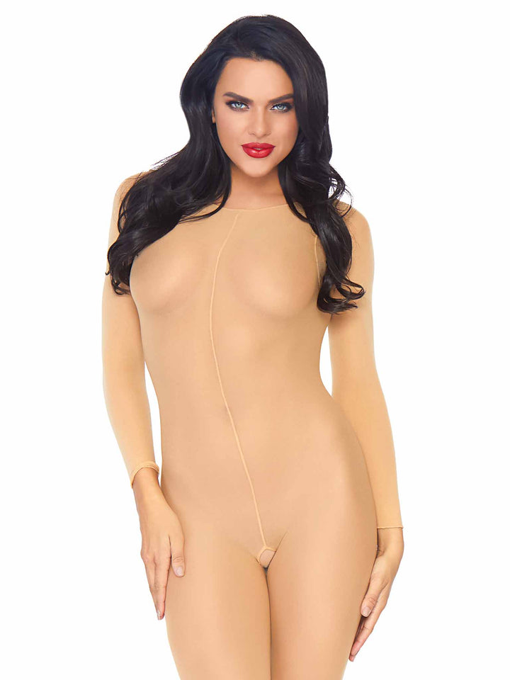 Women's Long Sleeved Bodystocking, Sexy Lingerie