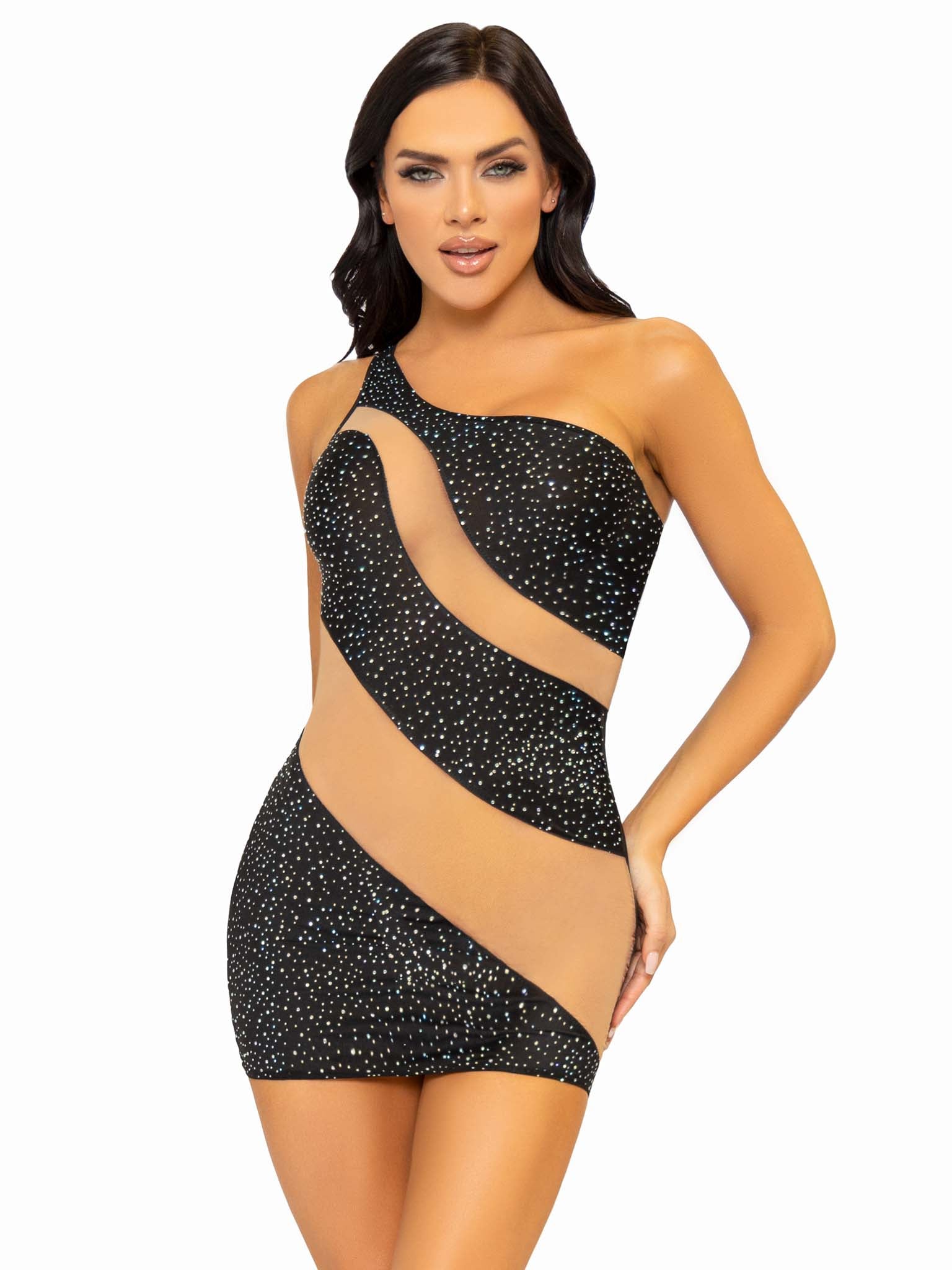 Rhinestone Dresses with Overnight Delivery