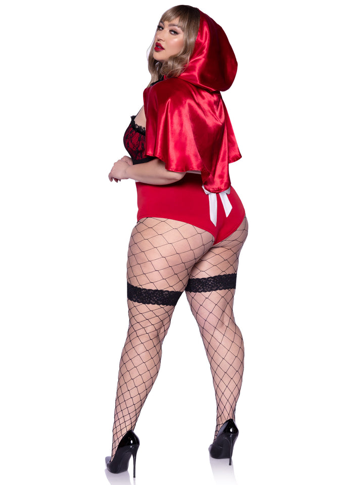 Plus Naughty Miss Red Riding Hood Costume
