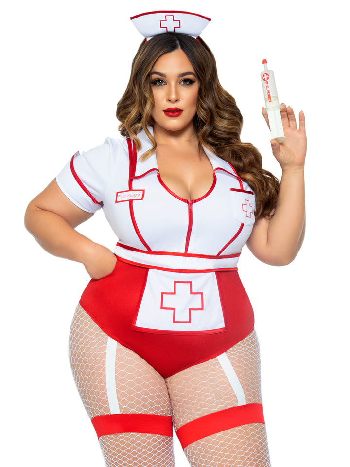 Leg Avenue Plus Nurse Feelgood Sexy Costume
