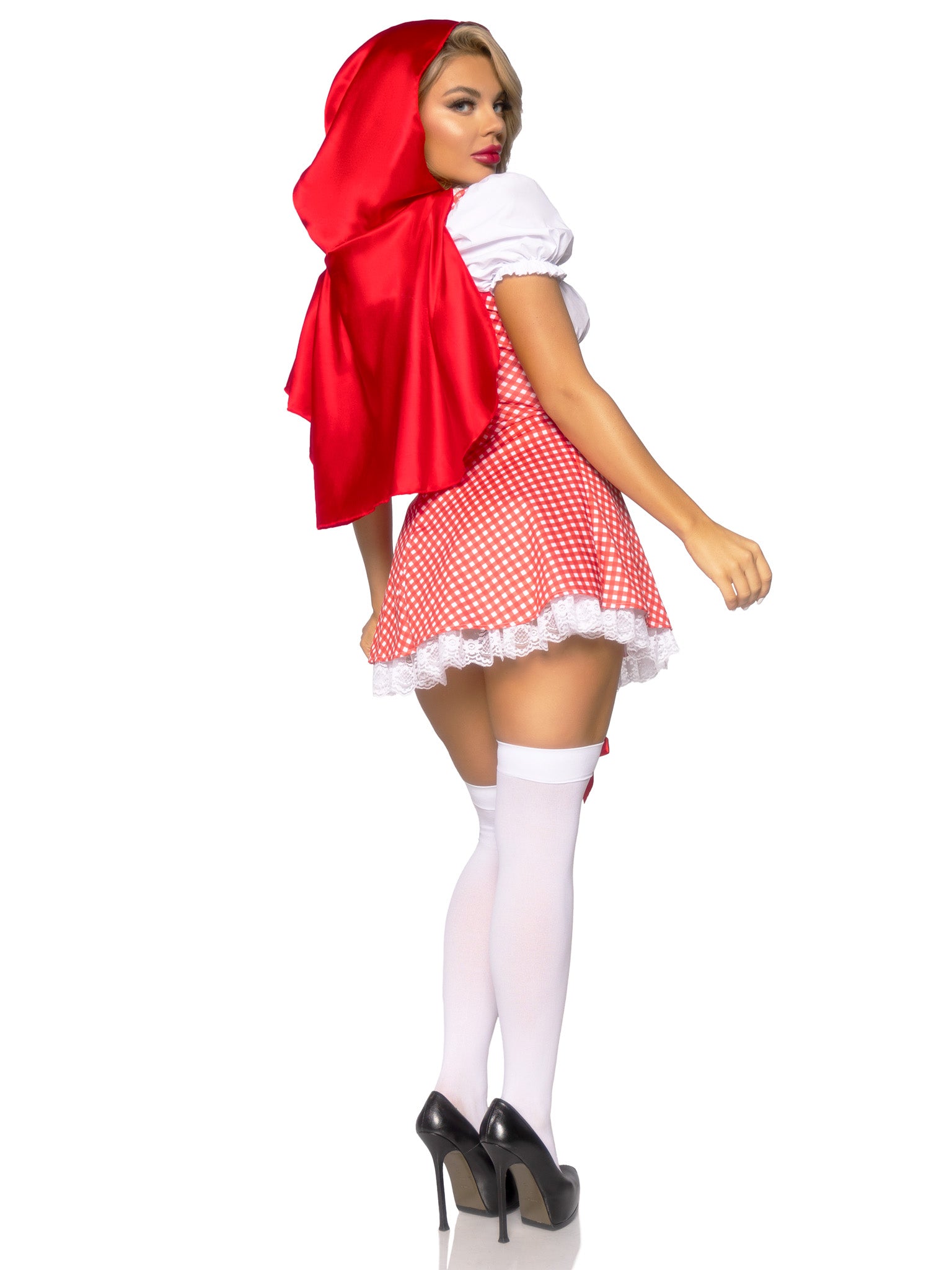 Leg high quality Avenue Women's 3 Pc Naughty Miss Red Riding Hood Costume VIR-B08SJHBSLD