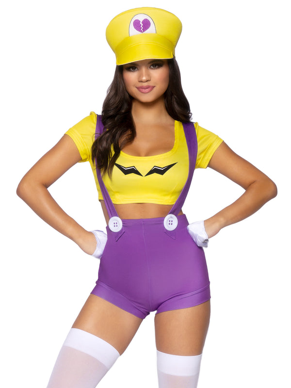 Leg Avenue NBA Lakers Cheerleader SEXY Adult Costume S/M Cosplay