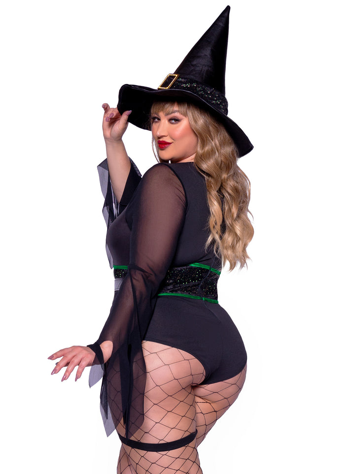 Leg Avenue Plus Broomstick Babe Witch Costume