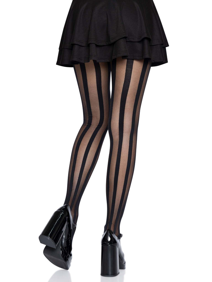 Vertical Striped Tights, Women's Sexy Hosiery