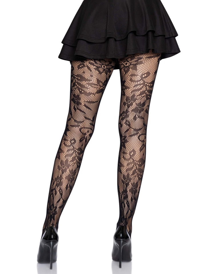 Net Crotchless Tights, Patterned Tights