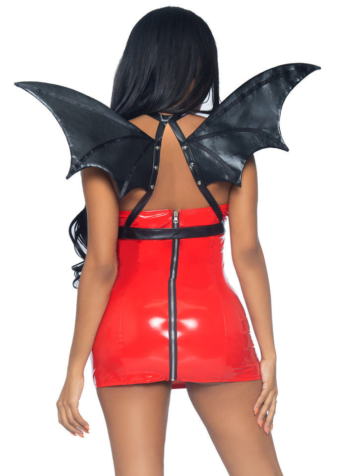 Leg Avenue Leather Bat Wing Body Harness