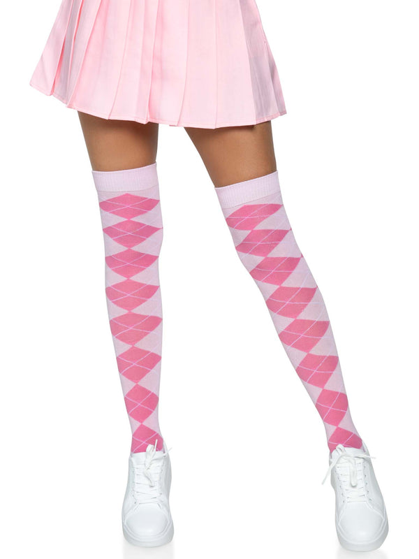 color_pink | Leg Avenue Madeline Argyle Socks