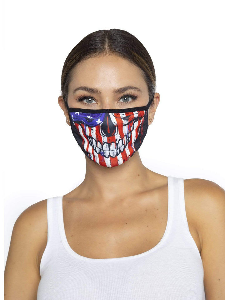 Leg Avenue Americana Skull Face Mask