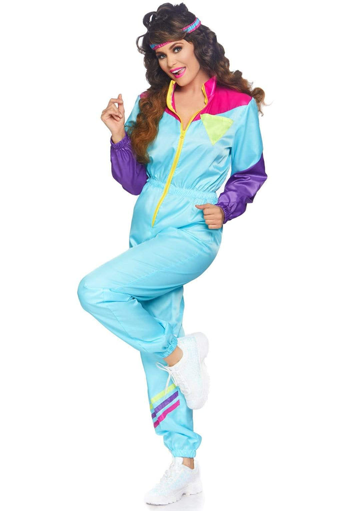 Leg Avenue Awesome 80S Track Suit Costume