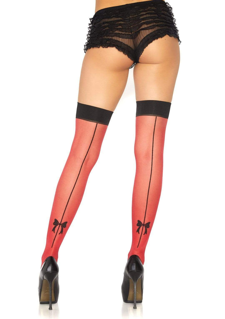 Leg Avenue Scarlet Thigh High Stockings