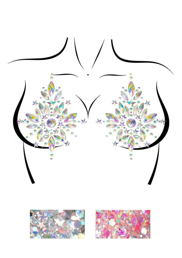 All in One Body Jewel Sticker  Work of Heart Painting & Glitterbar