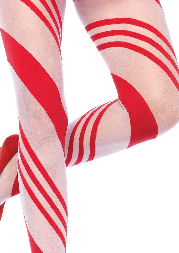 Leg Avenue Candy Striped Pantyhose