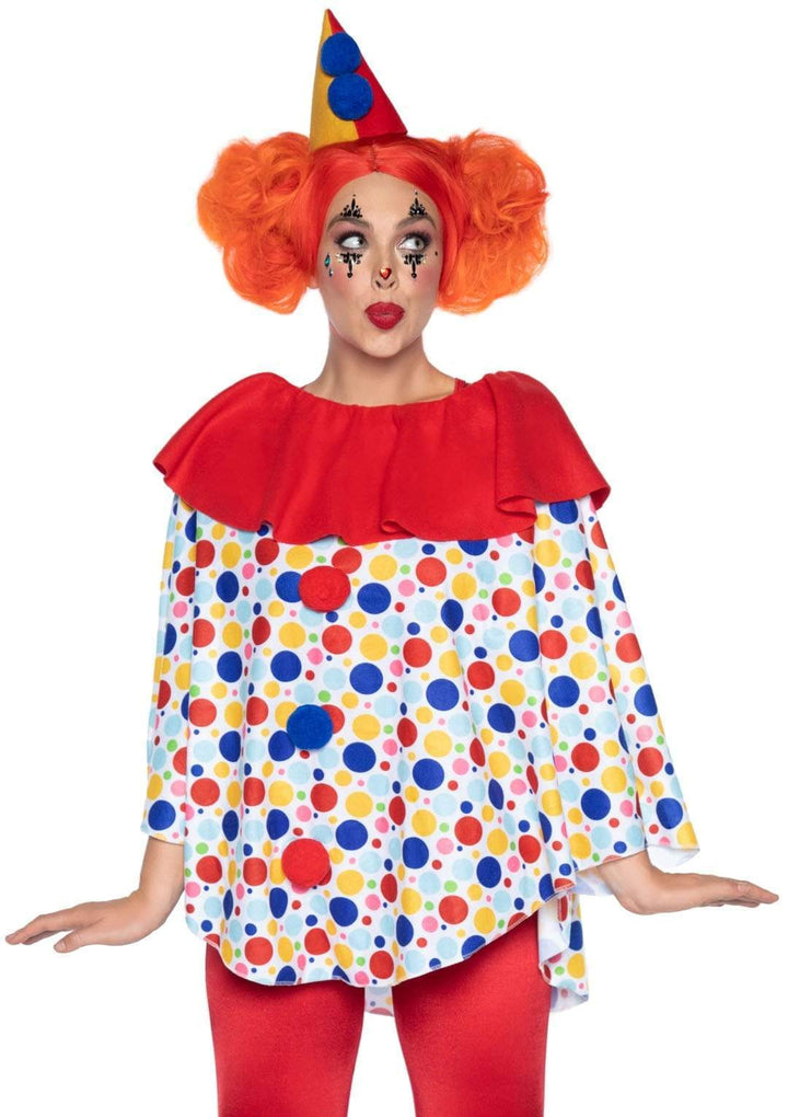 Leg Avenue Clown Poncho Set
