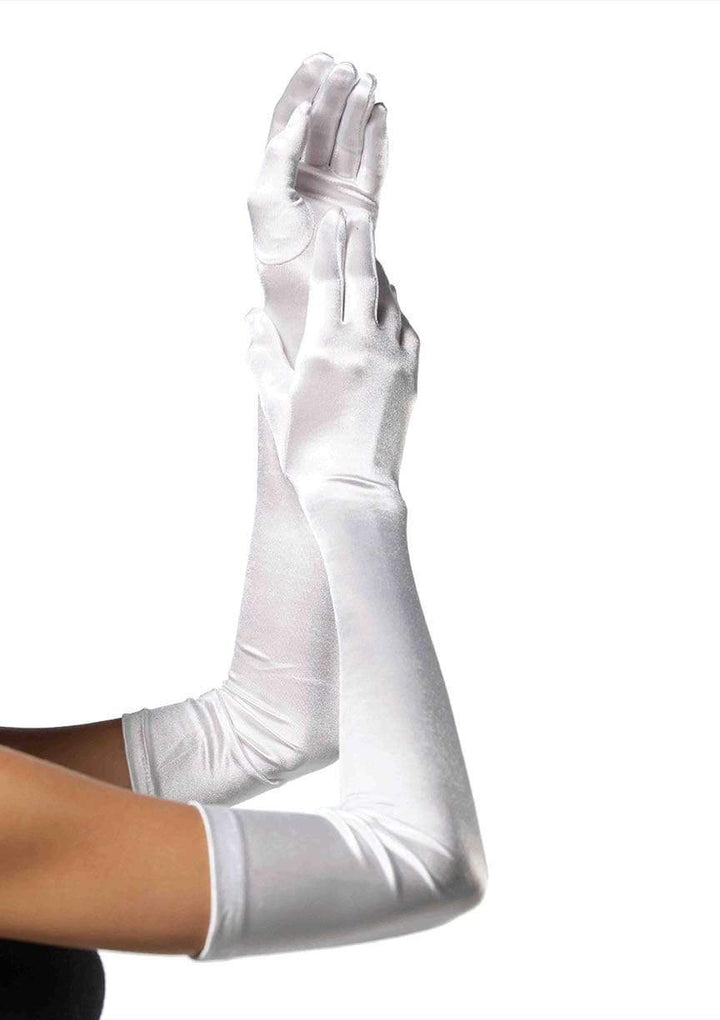Leg Avenue Extra Long Opera Length Satin Gloves