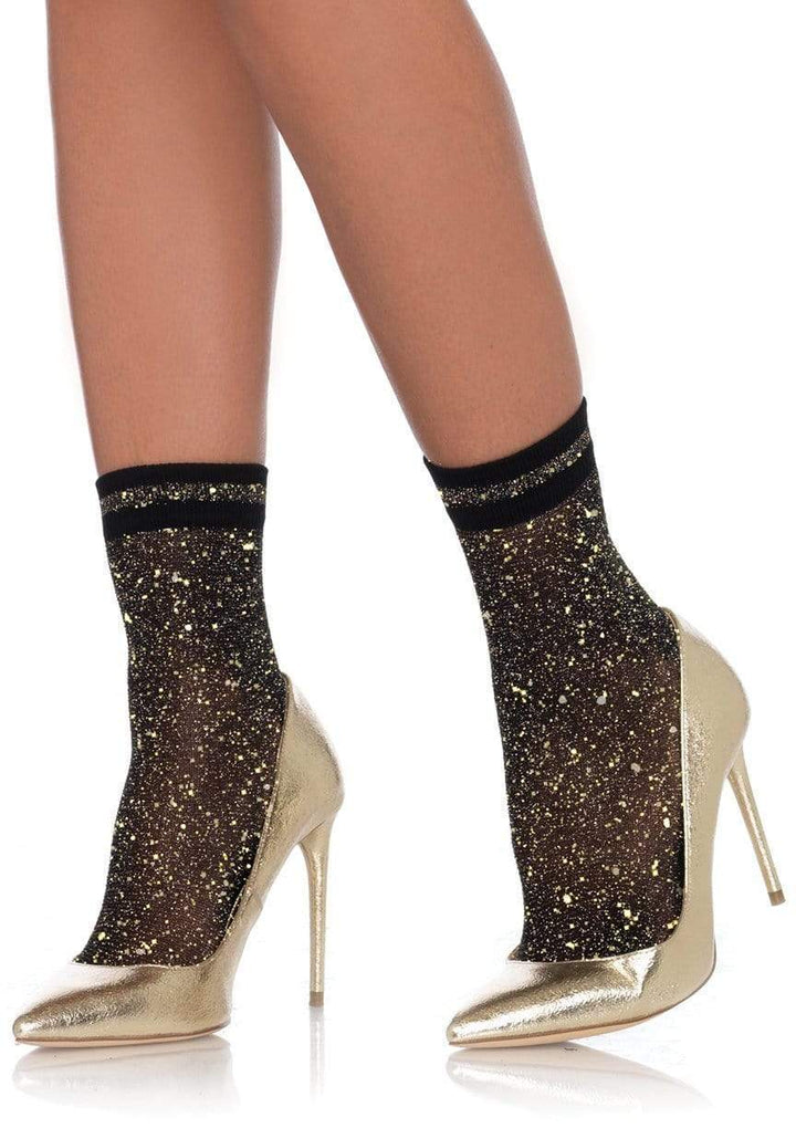 Leg Avenue Mari Shimmer Ankle Socks