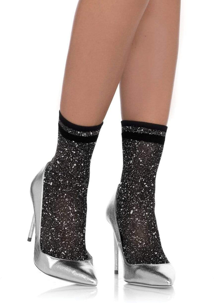 Shimmer Ankle Socks, Women's Sexy Stockings | Leg Avenue
